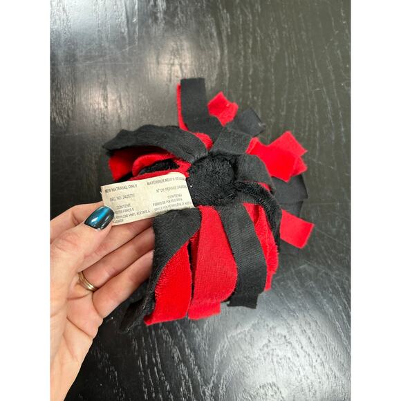 Vintage Disney- Mickey Mouse Plush- head with tassels- red and black preowned - Picture 6 of 7